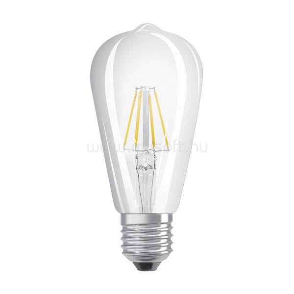 LEDVANCE Osram Star átlátszó üveg búra/4,5W/470lm/2700K/E27 LED Edison körte izzó