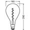 LEDVANCE Osram Vintage átlátszó üveg búra/5W/300lm/2000K/E27 LED körte izzó LEDVANCE_4058075091993 small