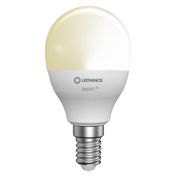 LEDVANCE Smart+ Bluetooth vezérlésű 5W 2700K E14, kisgömb alakú LED fényforrás