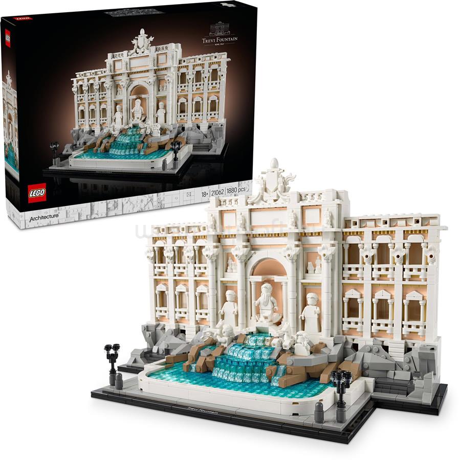 LEGO Architecture Trevi-kút modell, Olaszország nevezetessége, római emlékmű 21062