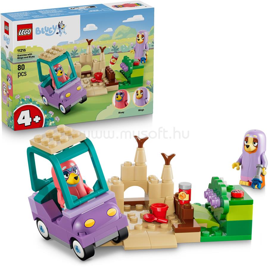 LEGO Bluey: Nagyik Bingóval és Bluey-val 11216