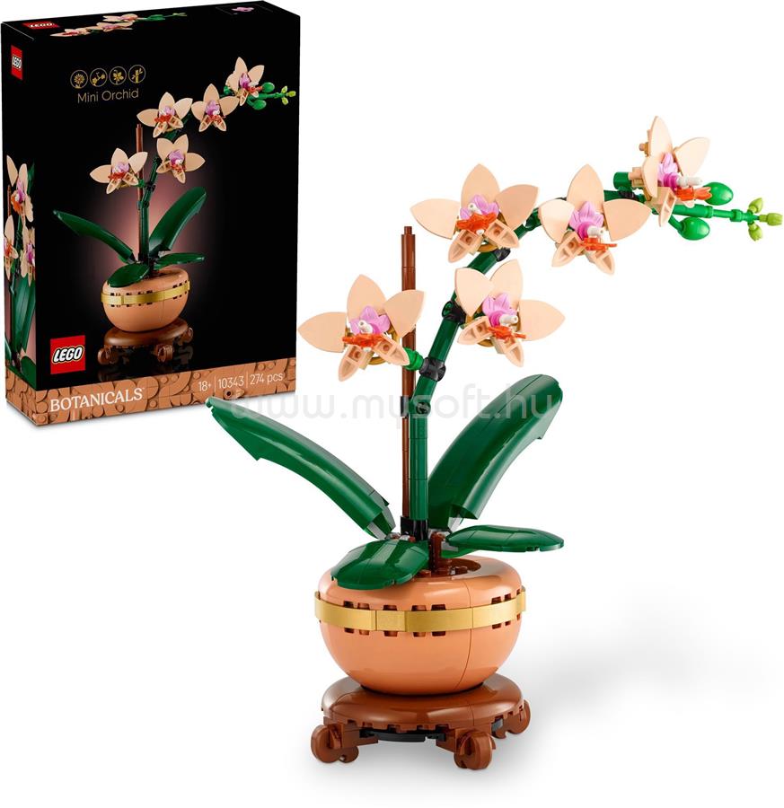 LEGO Botanicals Mini orchidea, ajándék növény 10343