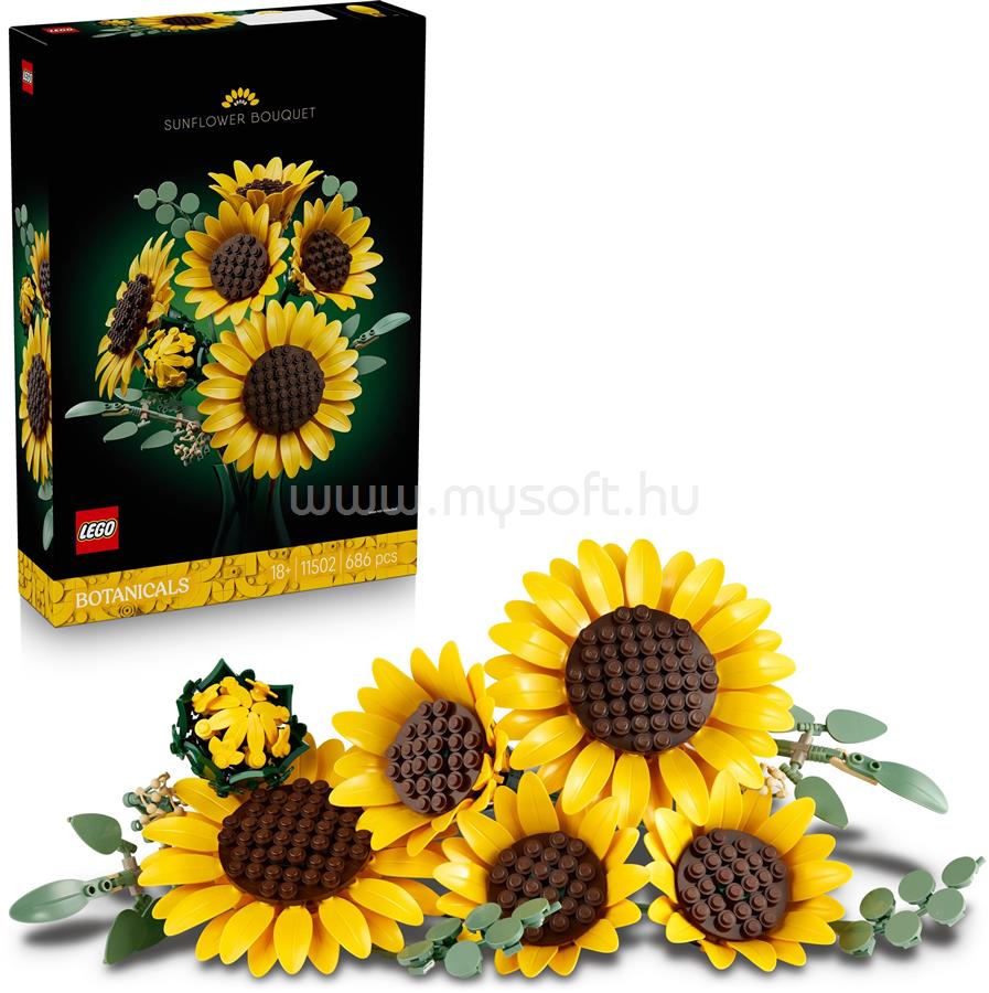 LEGO Botanicals Napraforgócsokor, Virágdekoráció 11502