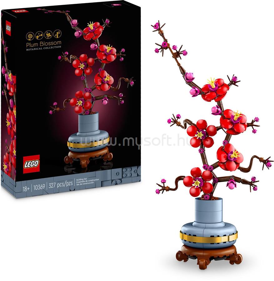 LEGO Botanicals Szilvavirág virágdekorációs, kiállítható készlet 10369