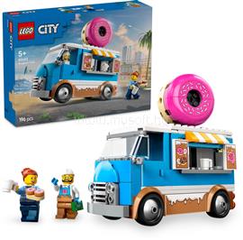 LEGO City Fánkárus büfékocsi, árusító játék jármű 5 éves vagy nagyobb gyerekeknek 60452 LEGO_60452 small