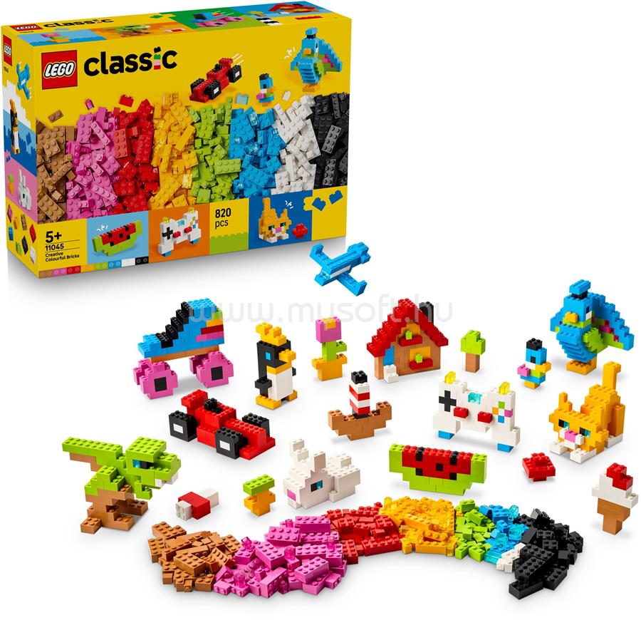 LEGO Classic Színes, kreatív kockák 11045