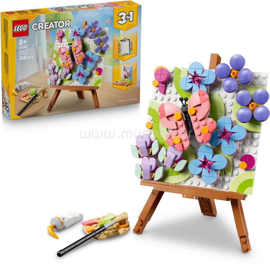 LEGO Creator Virágos művészeti alkotások 31390