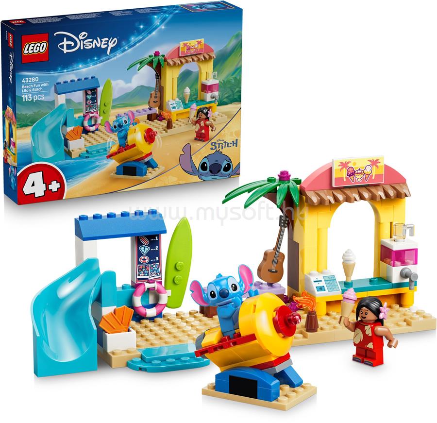 LEGO Disney Classic Lilo és Stitch tengerparti kalandja 43280