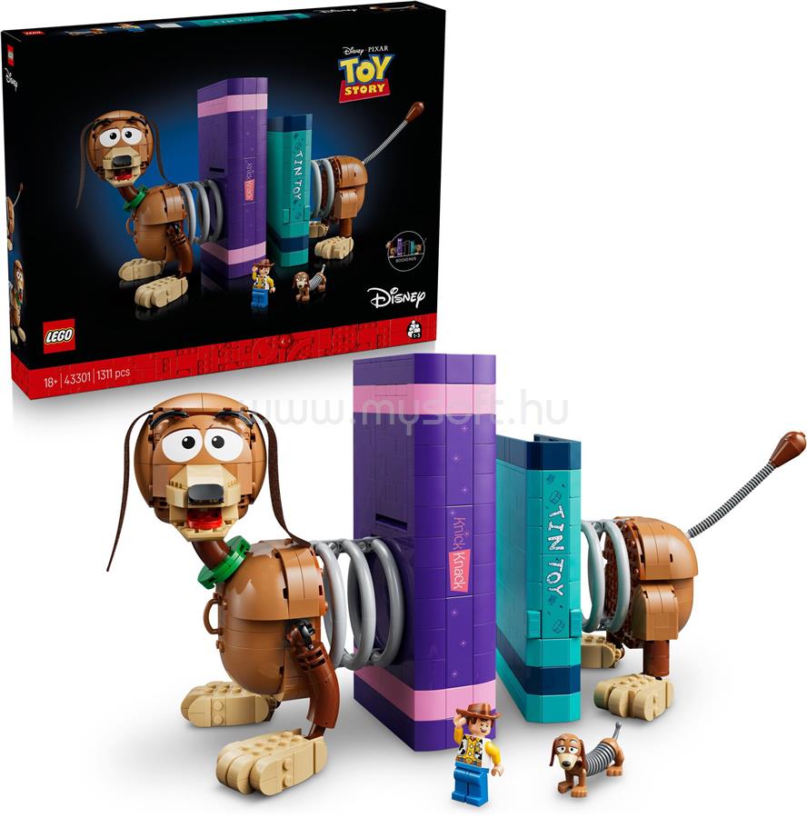 LEGO Disney és Pixar Toy Story: Slinky Kutya Könyvtámasz 43301