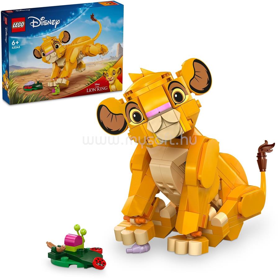 LEGO Disney Simba, a kis oroszlánkirály szórakoztató ajándékötlet 43243
