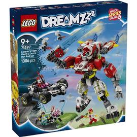LEGO DreamZzz Cooper tigrisrobotja és Zero Hot Rod autója 71497 LEGO_71497 small