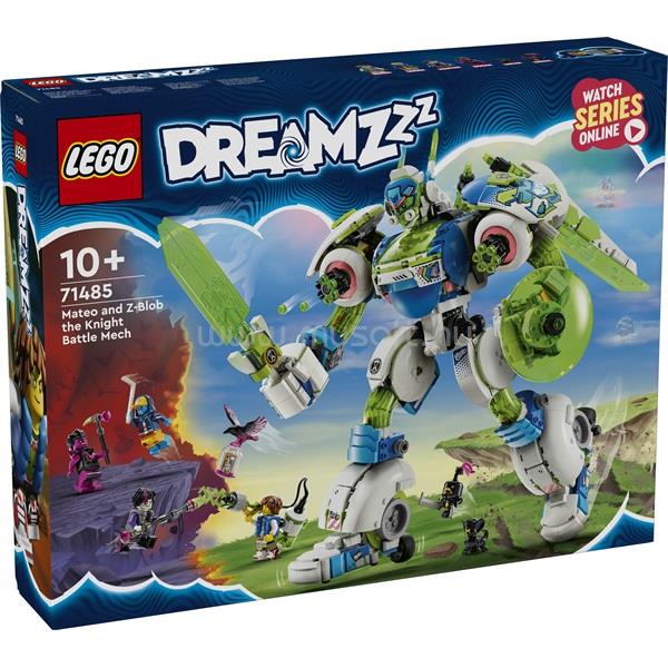 LEGO DreamZzz Mateo és Z-Blob a harcirobot lovag 71485