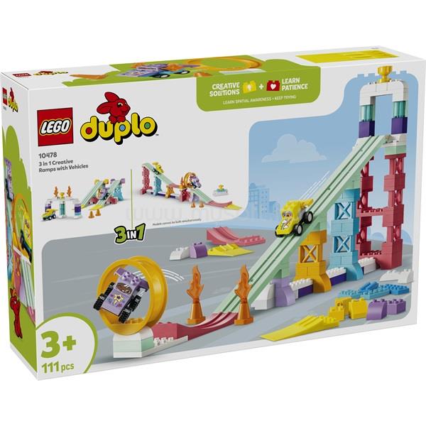 LEGO DUPLO Town 3 az 1-ben kreatív ugratók és járművek 10478