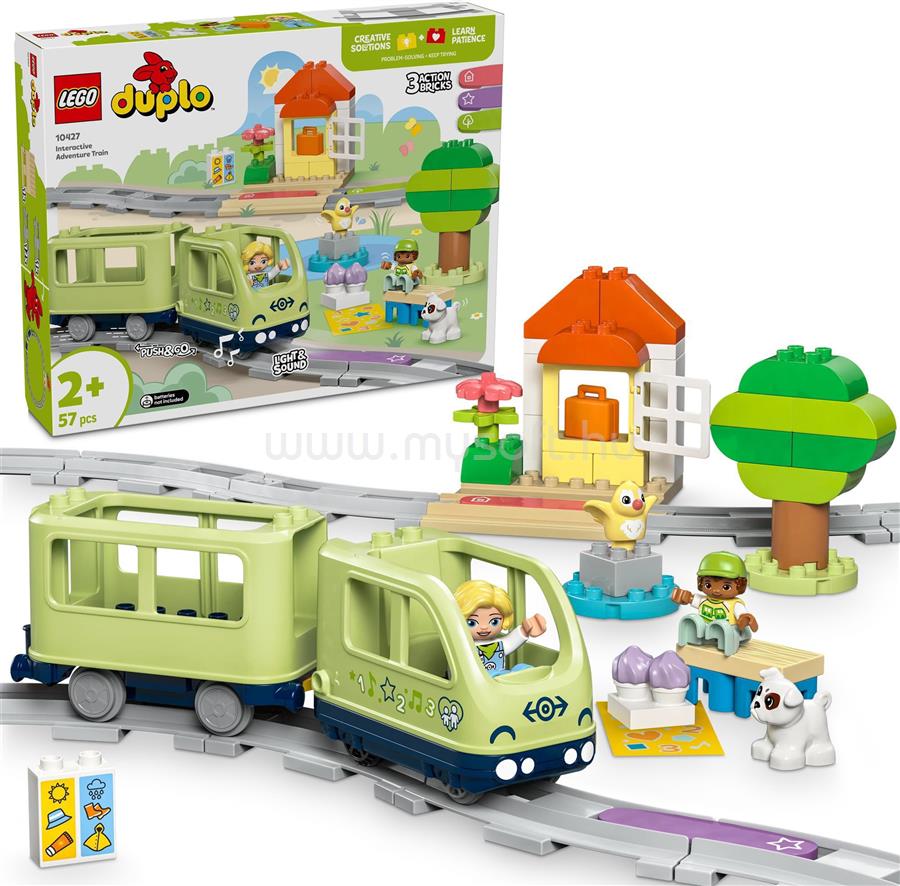 LEGO DUPLO Town Interaktív kalandvonat szett 10427