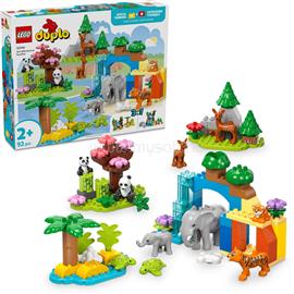 LEGO DUPLO Városi kalandok 3 az 1-ben állatcsaládok a vadvilágban készlet, fejlesztőjáték 10446 LEGO_10446 small