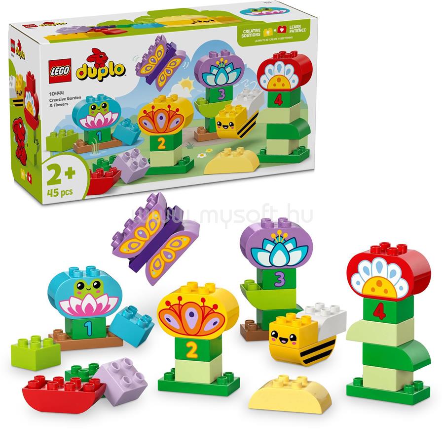 LEGO DUPLO Városi kalandok Kreatív kert és virágok, színválogatós építőjáték 10444