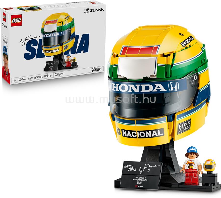 LEGO Editions Ayrton Senna sisakja 43024