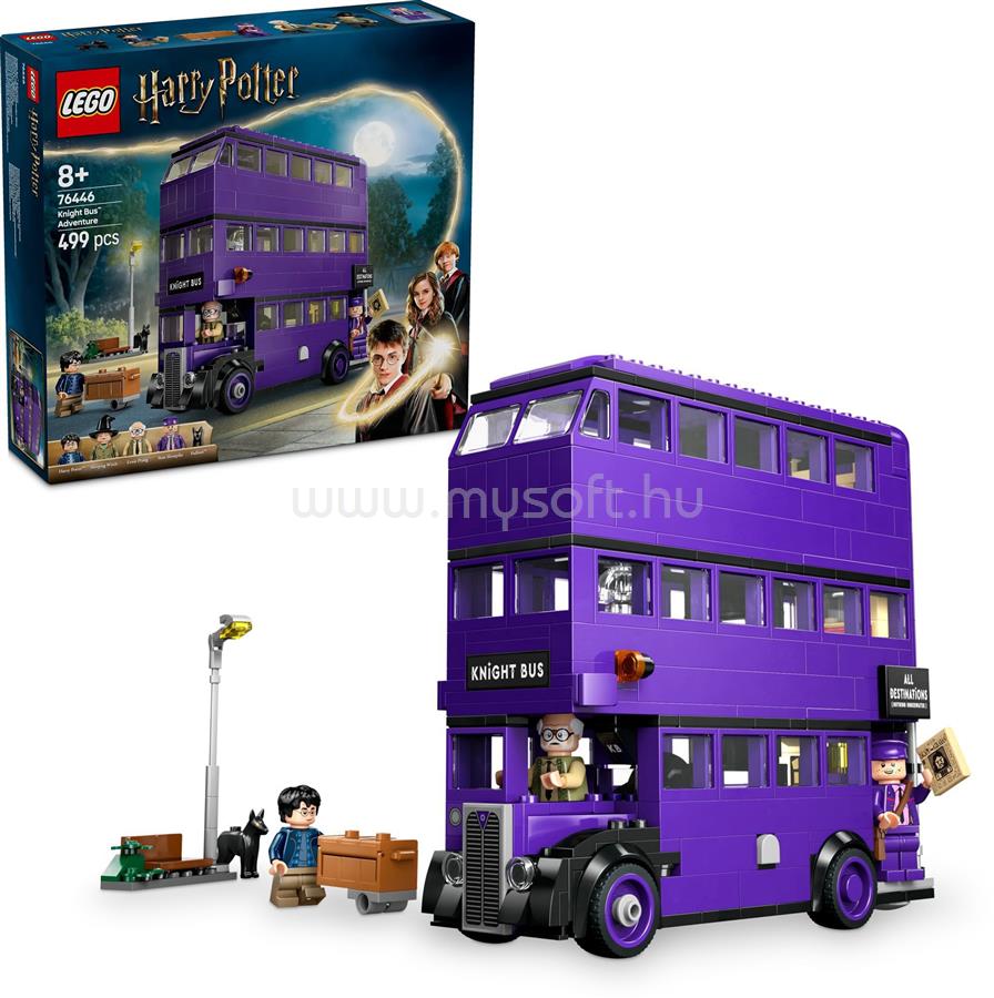 LEGO Harry Potter Kalandok a Kóbor GrimbuszT-on, varázslatos játék jármű 76446