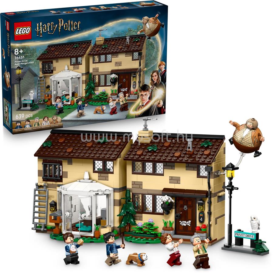 LEGO Harry Potter Privet Drive: Marge néni látogatása, megépíthető ház 76451