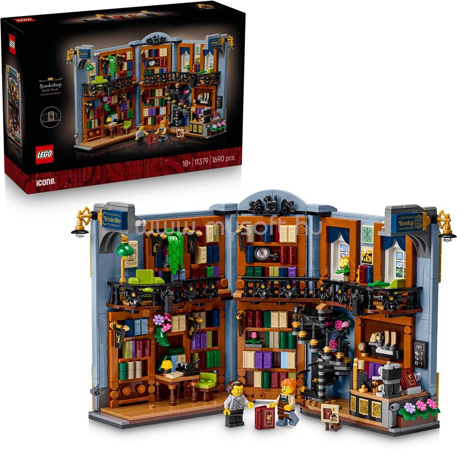 LEGO Icons Könyvkuckó: Könyvesbolt 11379