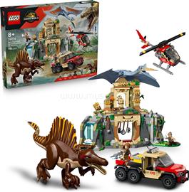 LEGO Jurassic World Spinosaurus és Quetzalcoatlus, légi küldetés, dinoszauruszjáték 76976 LEGO_76976 small
