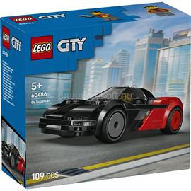 LEGO LEGOR City Elektromos szuperautó játéképítő-készlet és minifigura 60486 LEGO_60486 small