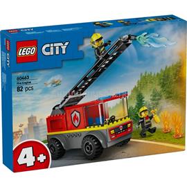 LEGO LEGOR City Létrás tűzoltóautó, játék tűzoltójármű, ajándék gyerekeknek 60463 LEGO_60463 small
