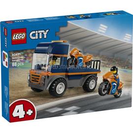 LEGO LEGOR City Motorszállító jármű és 2 minifigura 60491 LEGO_60491 small