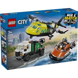 LEGO LEGOR City Repülőgép, emelőkosaras kocsi és légpárnás jármű remix 60505 LEGO_60505 small