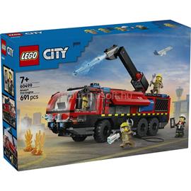 LEGO LEGOR City Repülőtéri tűzoltóautó - Játék teherautó-építőkészlet 60499 LEGO_60499 small