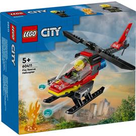 LEGO LEGOR City Tűzoltó mentőhelikopter építőkészlet 60411 LEGO_60411 small