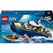 LEGO LEGOR City Üldözés rendőrségi csónakkal, játék felfújható motorcsónakkal és gumicsónakkal 60456 LEGO_60456 small