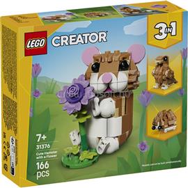 LEGO LEGOR Creator 3 az 1-ben Aranyos hörcsög egy virággal 31376 LEGO_31376 small