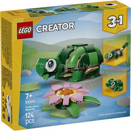 LEGO LEGOR Creator 3 az 1-ben Teknős egy vízililiom-virággal 31377 LEGO_31377 small