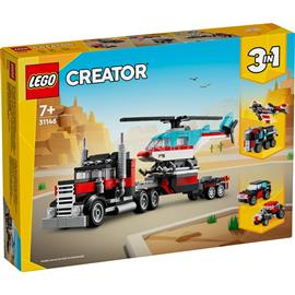 LEGO LEGOR Creator Platós teherautó és helikopter játék 31146 LEGO_31146 small
