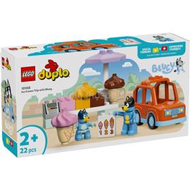 LEGO LEGOR DUPLOR Bluey Fagyizás Bluey-val, kisgyermekjáték 10458 LEGO_10458 small