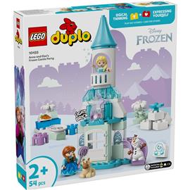 LEGO LEGOR DUPLOR Disney Anna és Elza jégkastély partija, megépíthető játék kisgyermekeknek 10455 LEGO_10455 small
