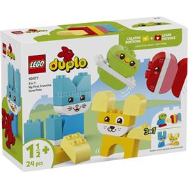 LEGO LEGOR DUPLOR Első készletek Kreatív és aranyos, 3 az 1-ben házi kedvencek játék 10477 LEGO_10477 small