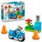 LEGO LEGOR DUPLOR Városi kalandok Kék rendőrségi motorkerékpár játékkészlet 10471 LEGO_10471 small