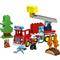 LEGO LEGOR DUPLOR Városi kalandok Tűzoltóautó tömlővel és tűzoltóval 10473 LEGO_10473 small
