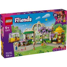 LEGO LEGOR Friends Botanikus kávéház és virágbolt, építőkészlet és történetmesélős játékszett 42671 LEGO_42671 small
