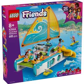 LEGO LEGOR Friends Hajós kirándulás és kaland, építőkészlet és történetmesélős játék 42664 LEGO_42664 small