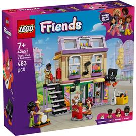 LEGO LEGOR Friends Hangszerbolt és lakás, történetmesélős építőkészlet 42653 LEGO_42653 small