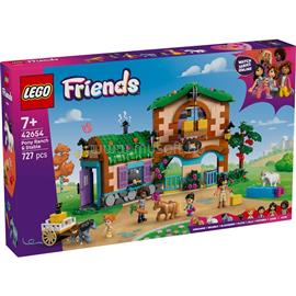 LEGO LEGOR Friends Pónifarm és istálló, építőkészlet, játékkészlet egy játék lóval 42654 LEGO_42654 small