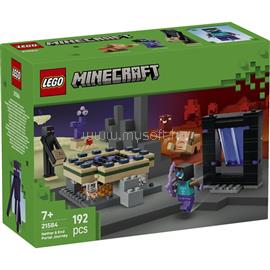 LEGO Minecraft Utazás az Alvilág kapujához és a Végportálhoz, gamerjáték 21584 LEGO_21584 small