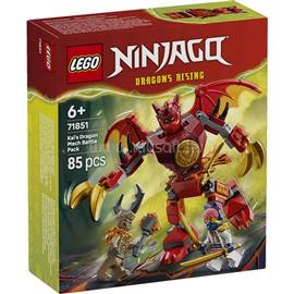 LEGO LEGOR NINJAGOR Kai sárkánypáncélja, harci csomag, Robotos játék 71851 LEGO_71851 small