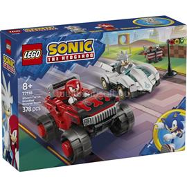 LEGO LEGOR Sonic the HedgehogT Silver autója Knuckles monster truckja ellen 77118 LEGO_77118 small