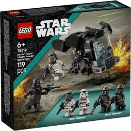 LEGO LEGOR Star WarsT Halálcsillag katona és Night Trooper harci csomag, építőjáték 75412 LEGO_75412 small