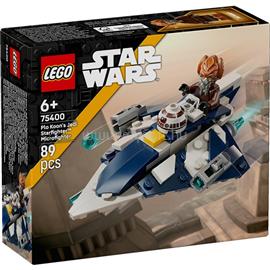 LEGO LEGOR Star WarsT Plo Koon Jedi csillagvadászaT microfighter, építőjáték 75400 LEGO_75400 small
