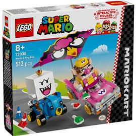LEGO LEGOR Super MarioT Mario KartT - Wario és King Boo figurák, plusz 2 gokart 72038 LEGO_72038 small
